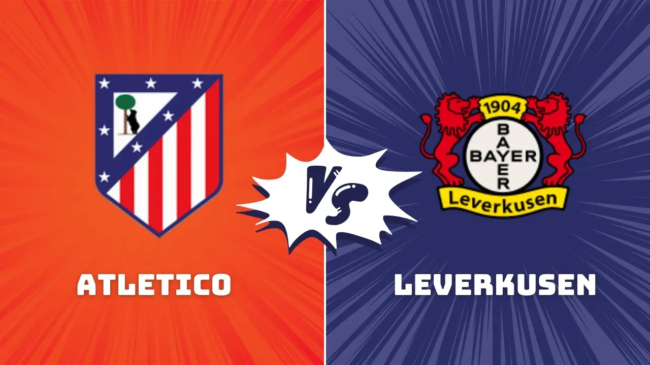 Atletico Madrid vs Bayer Leverkusen Champions League match
